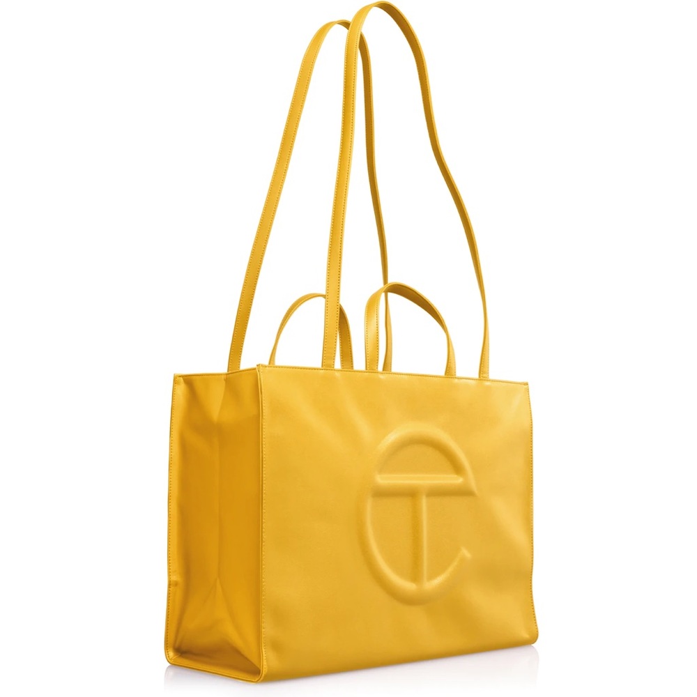 Telfar Large Yellow Shopping Bag